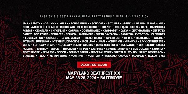 Maryland Deathfest XIX