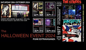 Imagem principal do evento Halloween: The Time Machine 1977 PUNK EXTRAVAGANZA