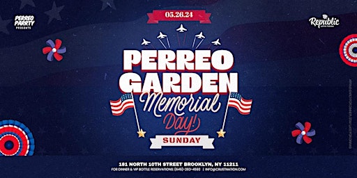 Primaire afbeelding van Perreo Garden: Memorial Day- Latin & Reggaetón Party