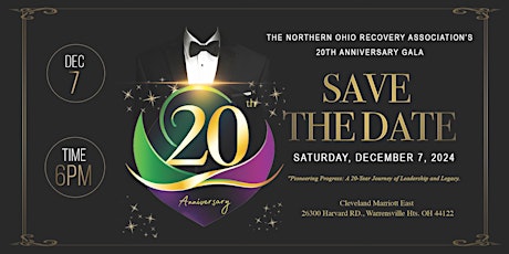 Northern Ohio Recovery Association's 20th Anniversary Gala
