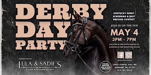 Primaire afbeelding van Lula and Sadie's Derby Day Party!