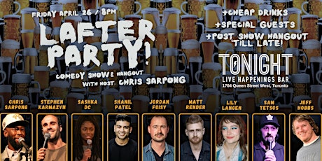 TORONTO’S BEST PWYC COMEDY SHOW | Lafter Party @ TONIGHT Bar