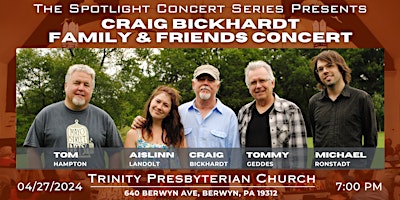 Craig Bickhardt Family & Friends Concert primary image