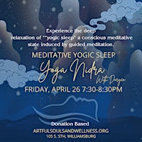 Imagem principal do evento Yoga Nidra “Yogic Sleep”  - By Donation