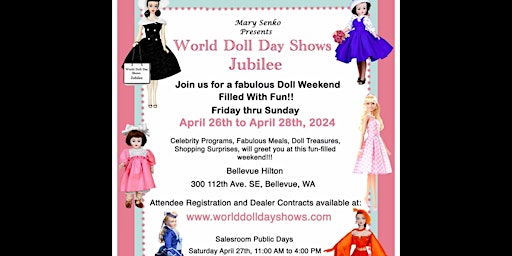 Immagine principale di World Doll Day Shows  Presents “Jubilee” 