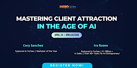 Primaire afbeelding van Mastering Client Attraction  in The Age of AI