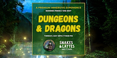 Imagem principal do evento Dungeons & Dragons One-Shot | A Premium Immersive Experience