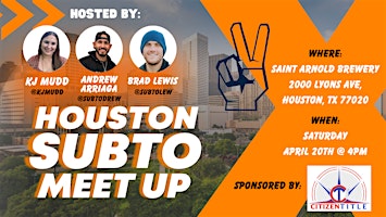 Houston Subto Real Estate Meetup primary image