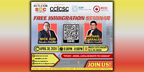FREE IMMIGRATION SEMINAR WITH THE KUYAS AT THE EMB primary image