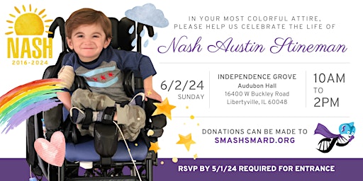 Nash Austin Stineman’s Celebration of Life primary image