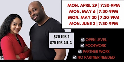 Bachata Classes W/ Brandon & Beverly primary image