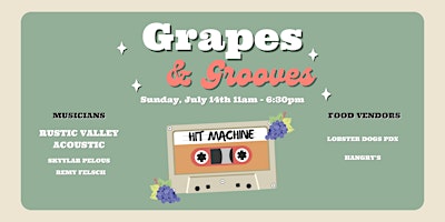 Imagem principal do evento Grapes and Grooves