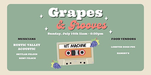 Imagem principal do evento Grapes and Grooves