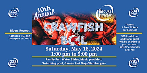 10th Annual Secure Trade Crawfish Boil  primärbild