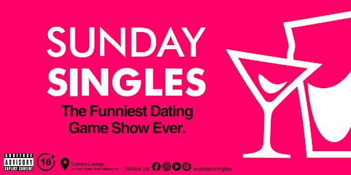 Sunday Singles Melbourne - A Comedy Game Show For Singles primary image