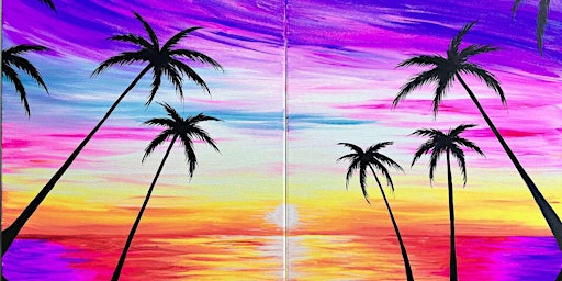 Image principale de Some Beach Date Night - Paint and Sip by Classpop!™
