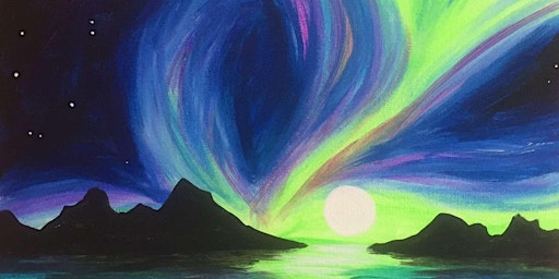 Immagine principale di Northern Night Lights - Paint and Sip by Classpop!™ 