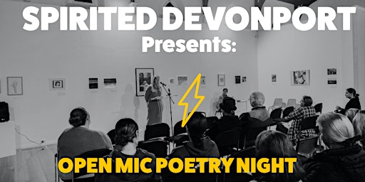 Spirited Devonport Presents: Open Mic Poetry Night  at RANT ARTS primary image