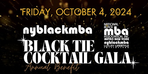 Hauptbild für 2024 NYBLACKMBA Black Tie Cocktail Gala at the Hard Rock Hotel - Times Square