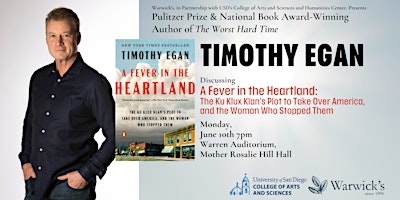 Imagem principal de Timothy Egan discussing A FEVER IN THE HEARTLAND