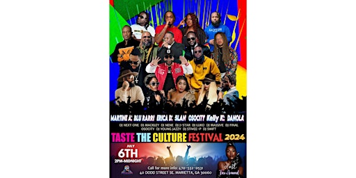 Imagem principal do evento Atlanta Taste the Culture Festival 2024