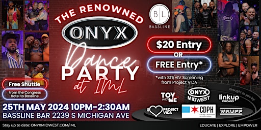 Imagem principal do evento The Renowned ONYX Dance Party
