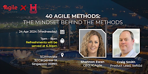 40 Agile Methods: The Mindset Behind The Methods primary image
