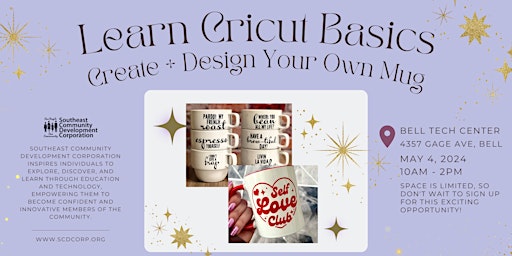 Primaire afbeelding van Intro to Cricut Workshop: Design Your Own Mug!