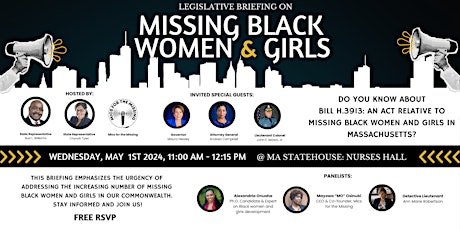 Legislative Briefing on Missing Black Women & Girls
