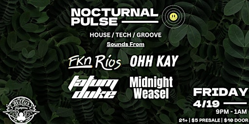 Primaire afbeelding van Nocturnal Pulse featuring: FKn Rios, OHH KAY, Tatum Duke, MIdnight Weasel