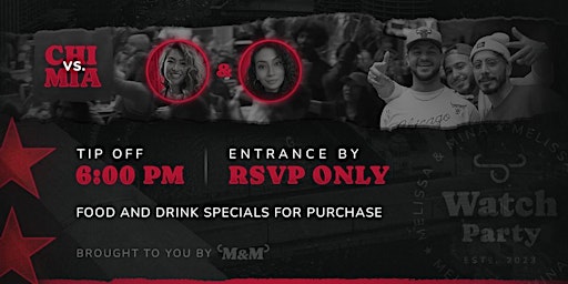 Image principale de Chicago Bulls vs Miami Heat Play-In Watch Party