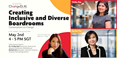 Imagem principal do evento Conversations on Change: Creating Inclusive and Diverse Boardrooms