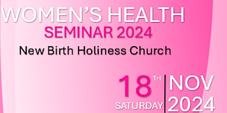 NB Women's Health Seminar 2024