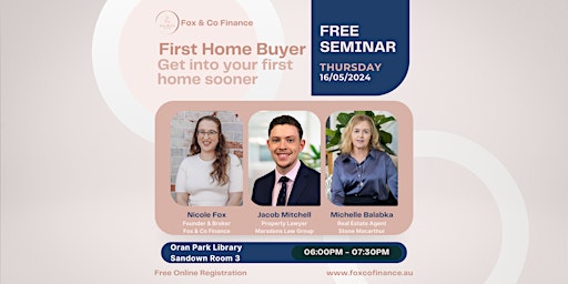Hauptbild für First Home Buyer Seminar - Macarthur