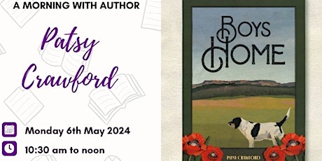 A Morning with Author Patsy Crawford- Now full and closed