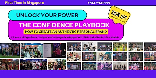 Primaire afbeelding van Confidence Playbook Part 3-Authentic Personal Brand - Free webinar