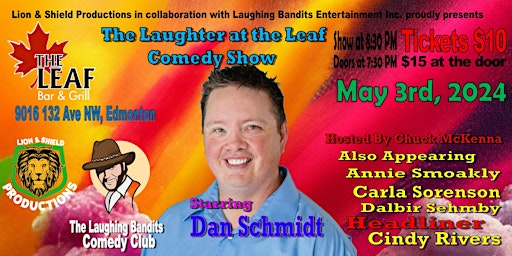 Imagem principal do evento Laughter at the Leaf Comedy Show, Starring Dan Schmidt