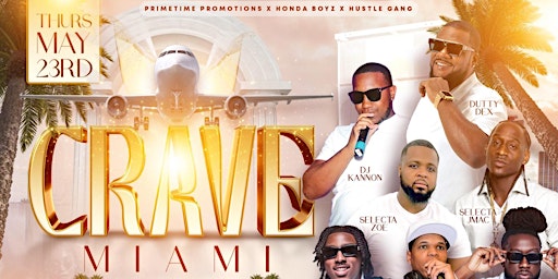Primaire afbeelding van CRAVE MIAMI - THE ULTIMATE ALL WHITE PARTY