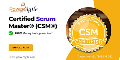 Imagen principal de Certified ScrumMaster® (CSM) Certification Training in Chennai