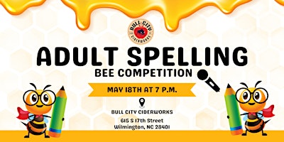 Primaire afbeelding van Adult Spelling Bee -BCC ILM