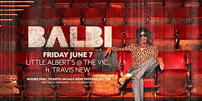 Steve Balbi Live at The Victoria Bathurst! primary image