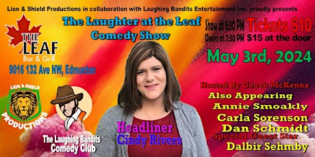Laughter at the Leaf Comedy Show, Starring Cindy Rivers
