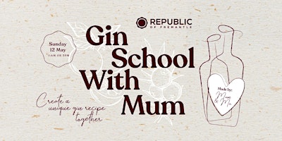 Gin School: Mother's Day Edition primary image