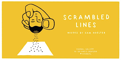 Image principale de ‘Scrambled Lines’ by Cam Hoelter : Exhibition Opening