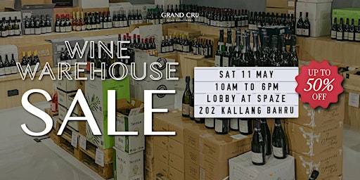 Imagem principal do evento Wine Warehouse Sale