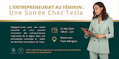 Imagem principal de L'entrepreneuriat au féminin : Une soirée chez Tesla