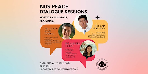 NUS PEACE Dialogue session AY 2024/25 Sem 2 primary image