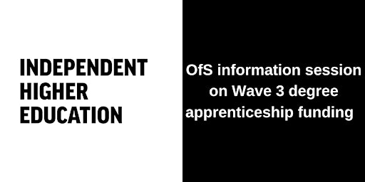 Imagen principal de OfS information session on Wave 3 degree apprenticeship funding