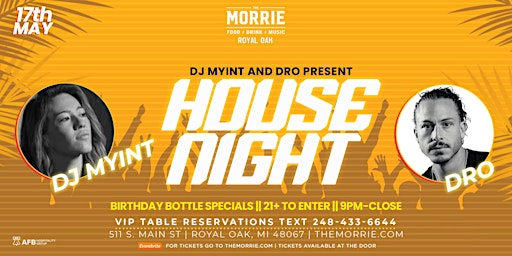 House Music at The Morrie Royal Oak primary image