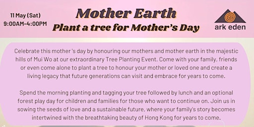 Primaire afbeelding van Mother Earth: Plant a Tree for Mother's Day